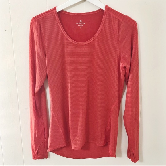 Athleta Tops - Athleta striped long sleeve top (s)